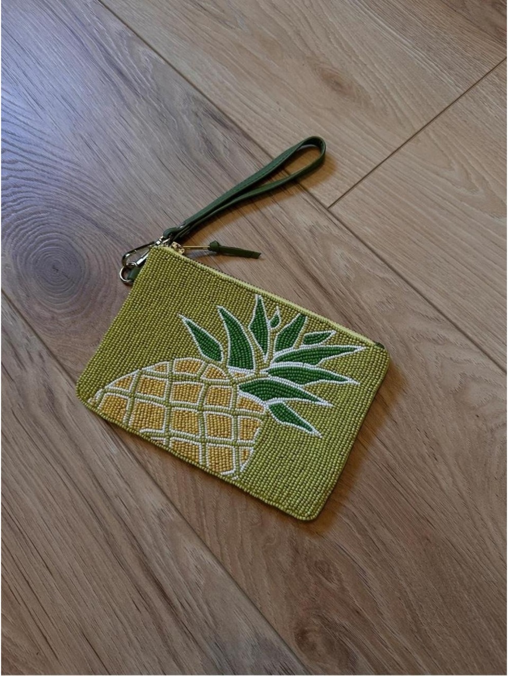 Chico’s Beaded Pineapple Wristlet 🍍